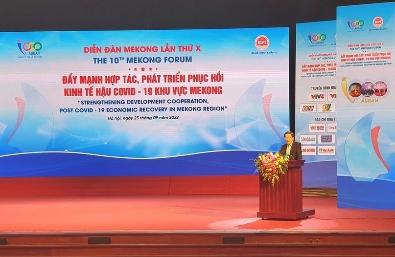 The 10th Mekong Forum in Hanoi on September 23, 2022. Photo courtesy of The Investor/Nguyen Thoan.