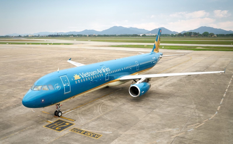 A Vietnam Airlines plane. Photo courtesy of Ministry of Transport.