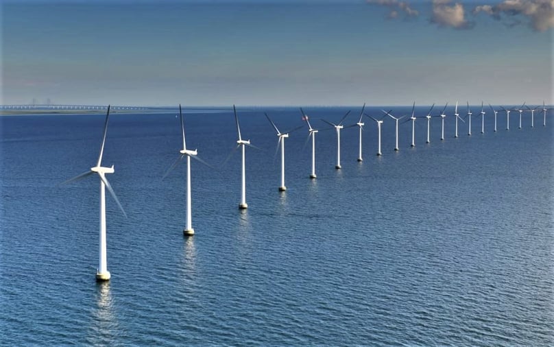 An offshore wind energy farm. Photo courtesy of reglobal.co