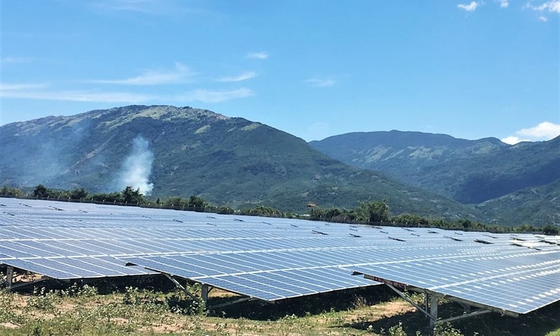 A solar power farm in Ninh Thuan province, south-central Vietnam. Photo courtesy of the government's portal.