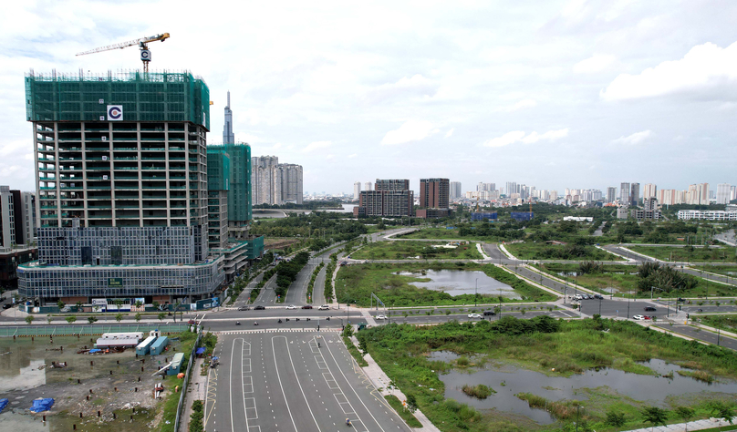 A corner of Thu Thiem new urban area in HCMC. Photo courtesy of Youth newspaper.