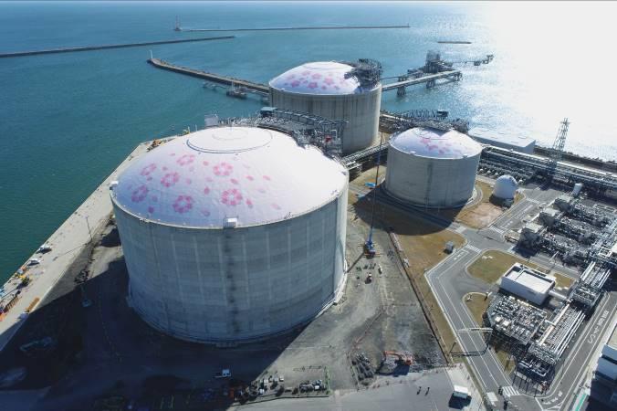 An LNG terminal built by Tokyo Gas in Japan. Photo courtesy of Tokyo Gas. 