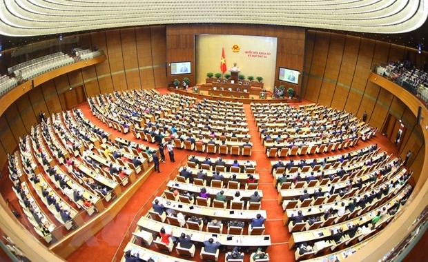 A National Assembly working session in Hanoi, May 2022. Photo courtesy of Vietnam News Agency.