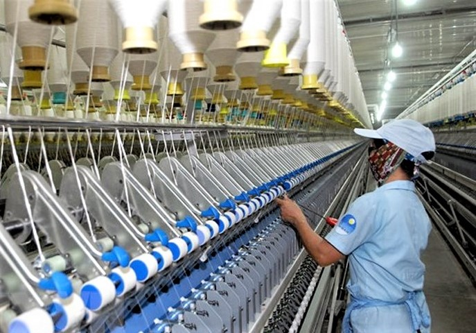 A yarn roduction line in Vietnam. Photo courtesy of Vietnam News Agency.