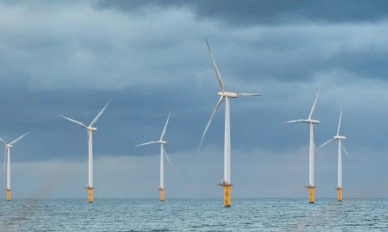 EDF Renewables UK's offshore wind farm in Teesside, UK. Photo courtesy of EDF.