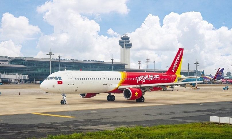 A Vietjet Air plane. Photo courtesy of the carrier.