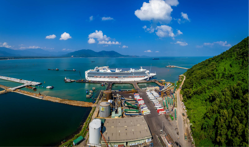 Chan May Port in Thua Thien-Hue province, central Vietnam. Photo courtesy of Vietnam News Agency.