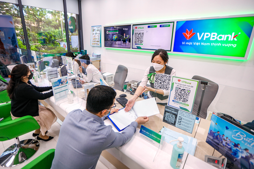 A VPBank transaction office in Hanoi. Photo by The Investor/Trong Hieu.