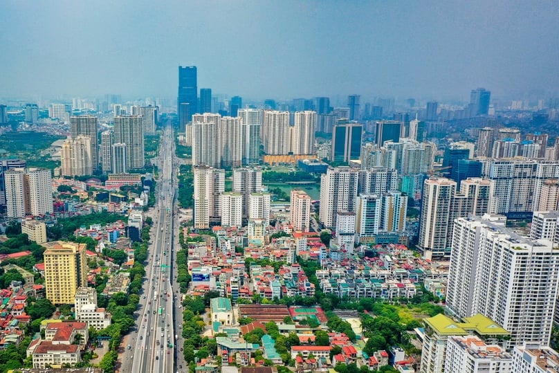 Urban areas in Hanoi. Photo by The Investor/Trong Hieu.