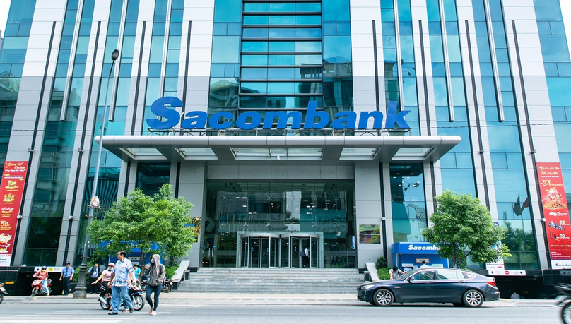 Sacombank is listed on the HCMC bourse as STB. Photo courtesy of the bank.