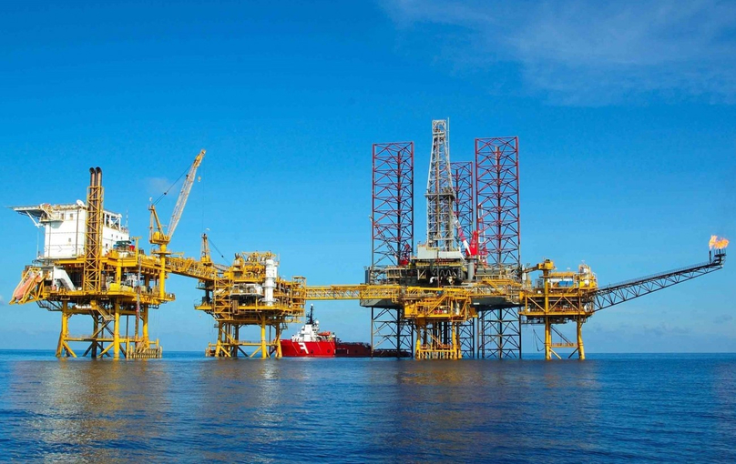Bach Ho oil field, about 145 kilometers from the coast of Vung Tau, southern Vietnam. Photo courtesy of the group.