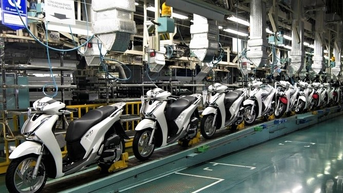  SH, a luxurious motorbike model of Honda in Vietnam. Photo courtesy of the company. 