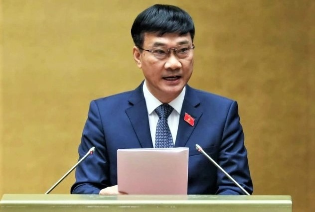Vu Hong Thanh, Chairman of the National Assembly’s Economic Committee, speaks at the legislative body's session in Hanoi on October 20, 2022. Photo courtesy of the parliament.
