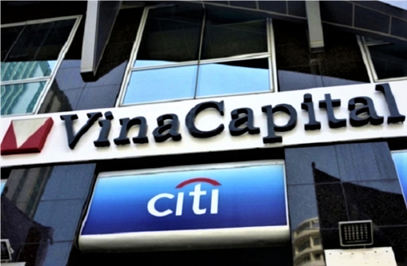 VinaCapital sign at its headquarters in HCMC. Photo courtesy of the company.