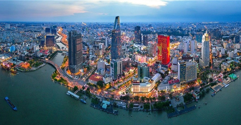 Urban areas by the Saigon River in HCMC. Photo courtesy of VOV newspaper.
