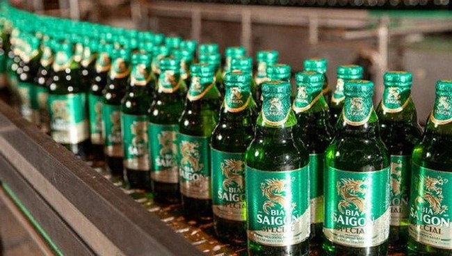 Sabeco's beer products. Photo courtesy of the company.