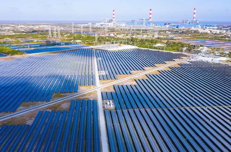 A solar power farm invested by Trungnam Group in Tra Vinh province, southern Vietnam. Photo courtesy of the company.