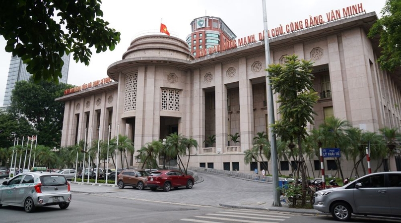 The State Bank of Vietnam headquarters in Hoan Kiem district, Hanoi. Photo courtesy of Young People newspaper.