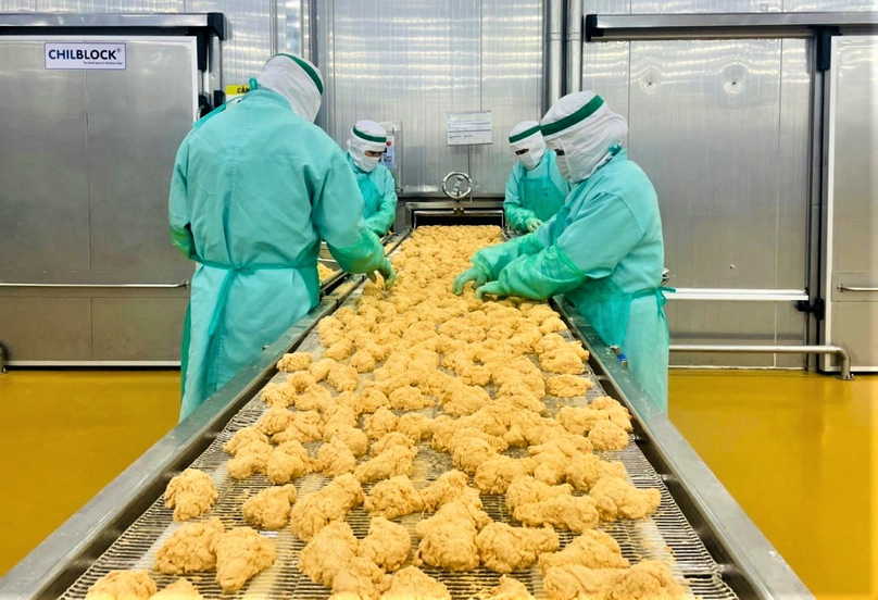 CPV Food’s processed chicken exported to Japan. Photo courtesy of C.P. Vietnam.