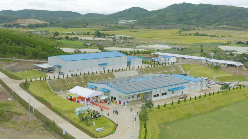 VPMilk inauguarates a new milk factory in Lam Dong province, Vietnam's Central Highlands on October 27, 2022. Photo courtesy of Young People newspaper.