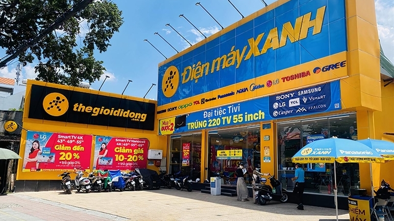 A Dien May Xanh store of MWG. Photo courtesy of Young People newspaper.