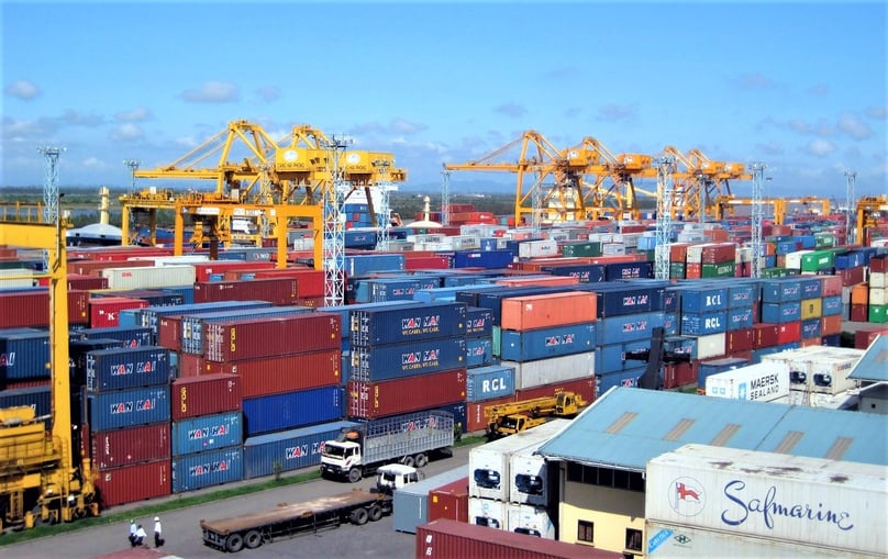 A corner of Ho Chi Minh City’s Cat Lai Port, Vietnam’s busiest container terminal. Photo courtesy of Voice of Vietnam. 
