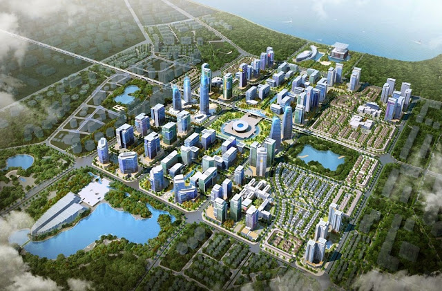 The West West Lake urban area, also called Starlake Ho Tay, is an urban city in the West West Lake area. Photo courtesy of the complex.