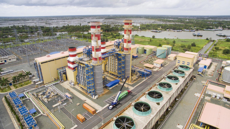  Nhon Trach 3 & 4 power plants, which will use LNG as fuel, are under construction in Dong Nai province, southern Vietnam. Photo courtesy of Petrovietnam Power Corp.