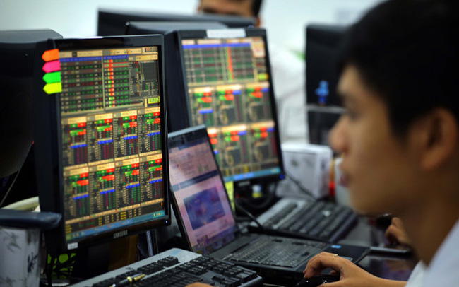  An investor watches stock prices in Vietnam. Photo courtesy of VietStock.