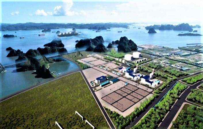 An artist’s impression of the Quang Ninh LNG-to-power project. Photo courtesy of the investors.
