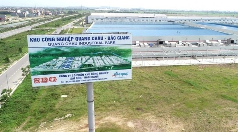 Quang Chau Industrial Park in Bac Giang province, northern Vietnam. Photo courtesy of Voice of Vietnam.