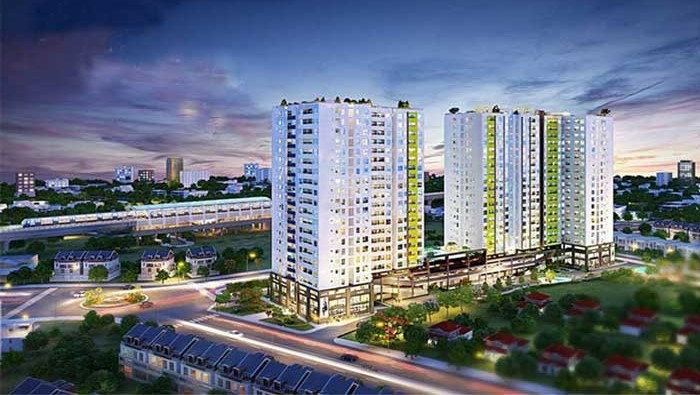 Lavita Garden high-rise apartment project of Hung Thinh Corp. Photo courtesy of the company.