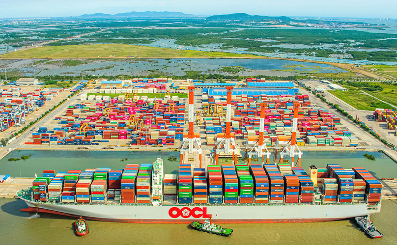 A port in the Cai Mep-Thi Vai cluster of seaports in Ba Ria-Vung Tau, southern Vietnam. Photo courtesy of the province’s portal.