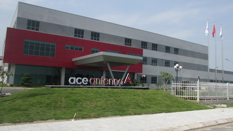 Thr factory of ACE ANTENNA Co., Ltd., under ACE Technologies, in Ha Nam province, northern Vietnam. Photo courtesy of the firm.