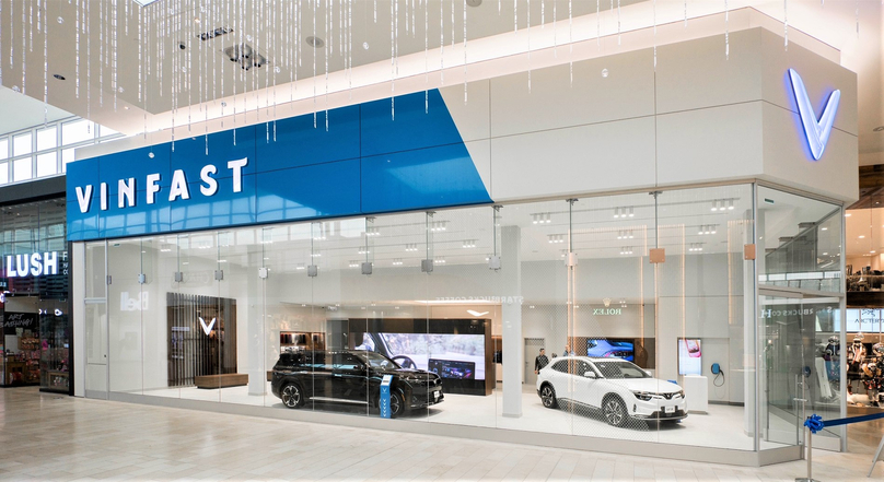  VinFast’s Yorkdale showroom and service center in Toronto, Ontario, Canada. Photo courtesy of the firm.