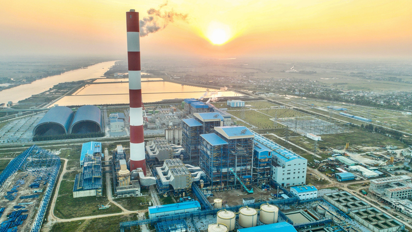 Thai Binh 2 thermal power plant in Thai Binh province, northern Vietnam. Photo courtesy of Petrovietnam.