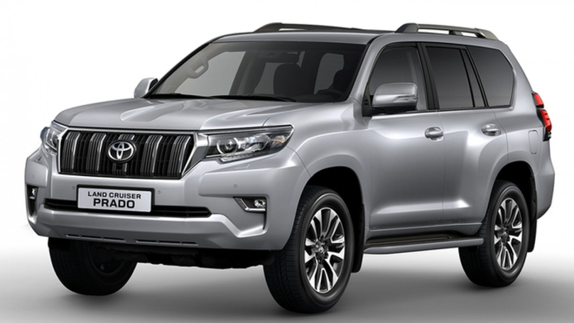 Toyota Land Cruiser Prado is a seven-seat SUV, with the prices for the latest edition from VND2.59 billion ($104,300). Photo courtesy of VOV newspaper.