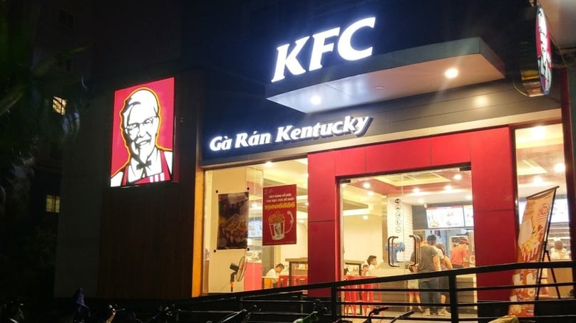 A KFC restaurant in Hanoi. Photo courtesy of the company.