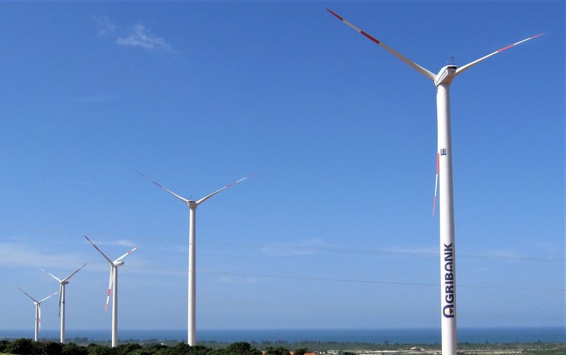 A wind power farm in Binh Thuan province, south-central Vietnam. Photo courtesy of Phanricua.com