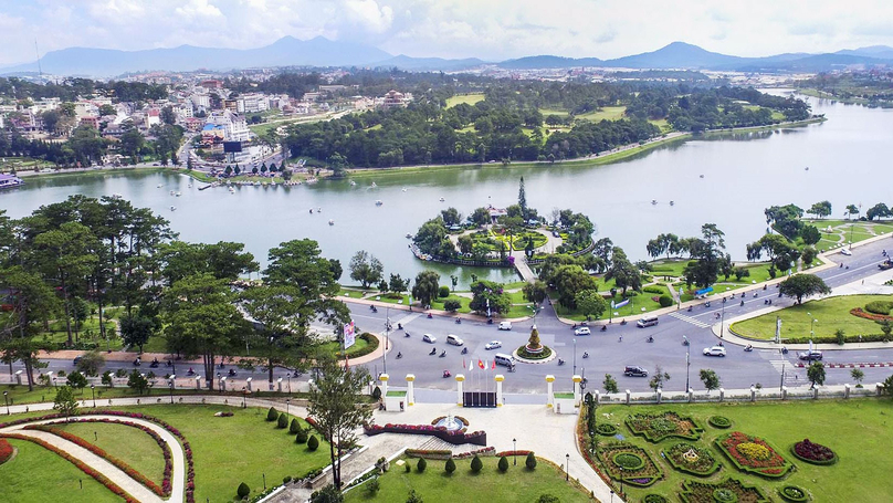 Dalat town in Lam Dong province, Vietnam's Central Highlands. Photo courtesy of Lam Dong newspaper.