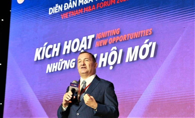 KPMG Vietnam and Cambodia chairman Warrick Cleine. Photo courtesy of the forum.
