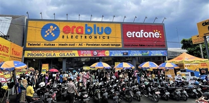  The first Era Blue store in Indonesia. Photo courtesy of MWG.