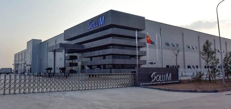 Solum Electronics Vietnam factory in Vinh Phuc province, northern Vietnam. Photo courtesy of Ba Thien II Industrial Park.