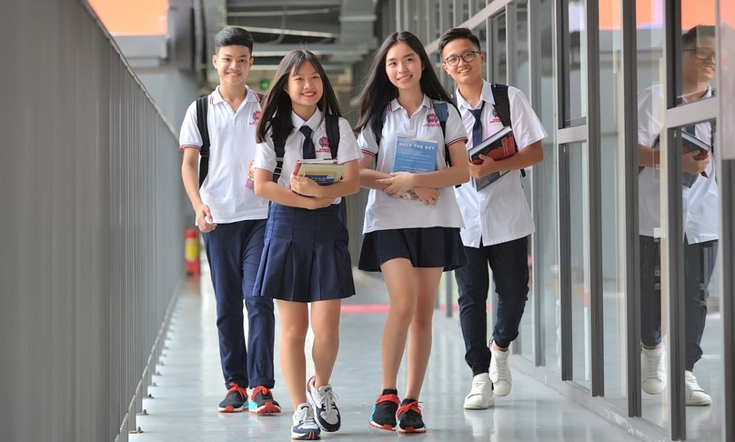  Students at Nguyen Hoang Group’s SNA International School in Ho Chi Minh City, southern Vietnam. Photo courtesy of the firm.