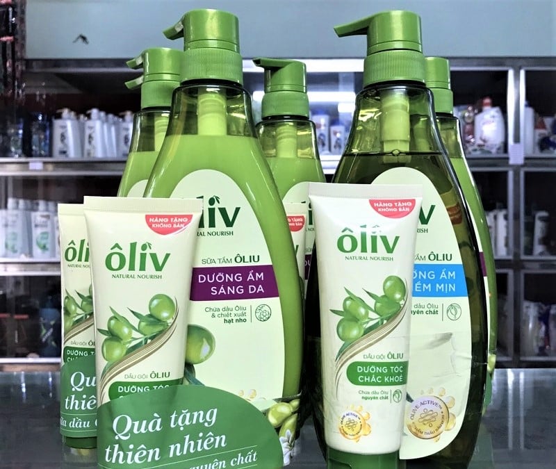  Ôliv products for hair and skin made by Beauty X Corp. Photo courtesy of the firm.
