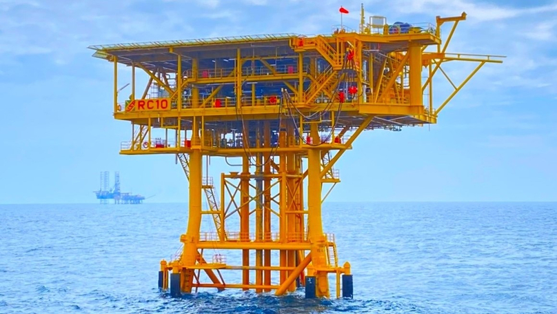 Petrovietnam put its RC-10 oil rig into operation in 2022. Photo courtesy of Petrovietnam