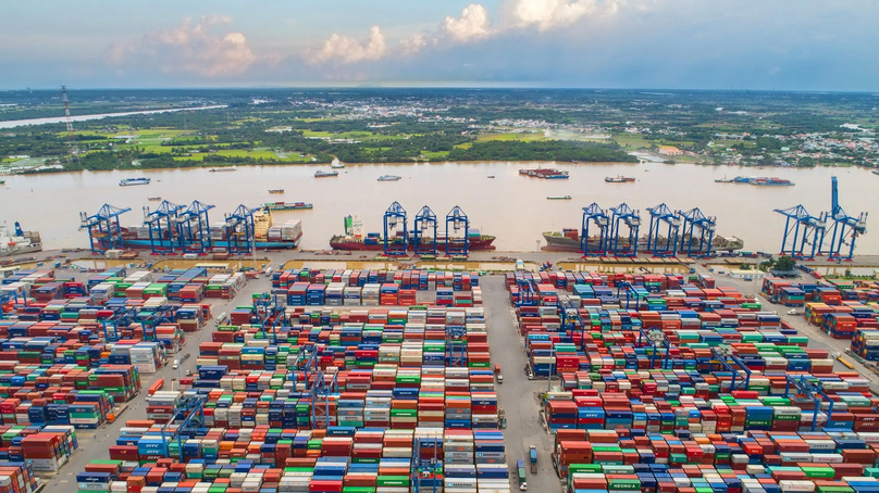 Tan Cang-Cat Lai Terminal in HCMC is the largest and most modern port in Vietnam. Photo courtesy of Saigon Newport Corporation.