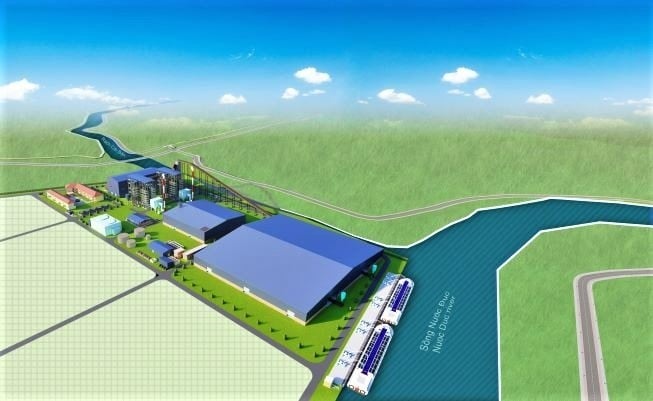  An artist's impression of Hau Giang Biomass Power Plant. Photo courtesy of Hau Giang Bioenergy JSC