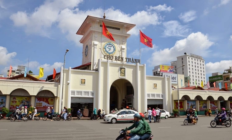 Ben Thanh market in District 1, HCMC. Photo courtesy of Hanoimoi newspaper.