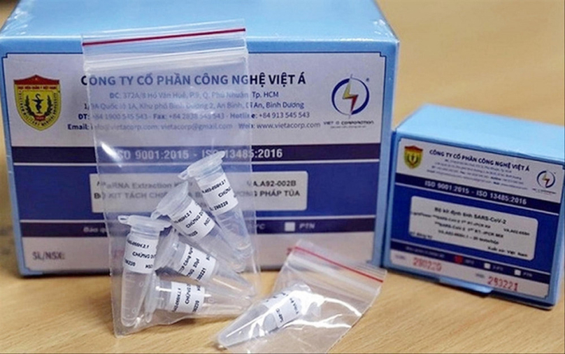 Covid-19 test kits of Viet A Company. Photo courtesy of the firm.